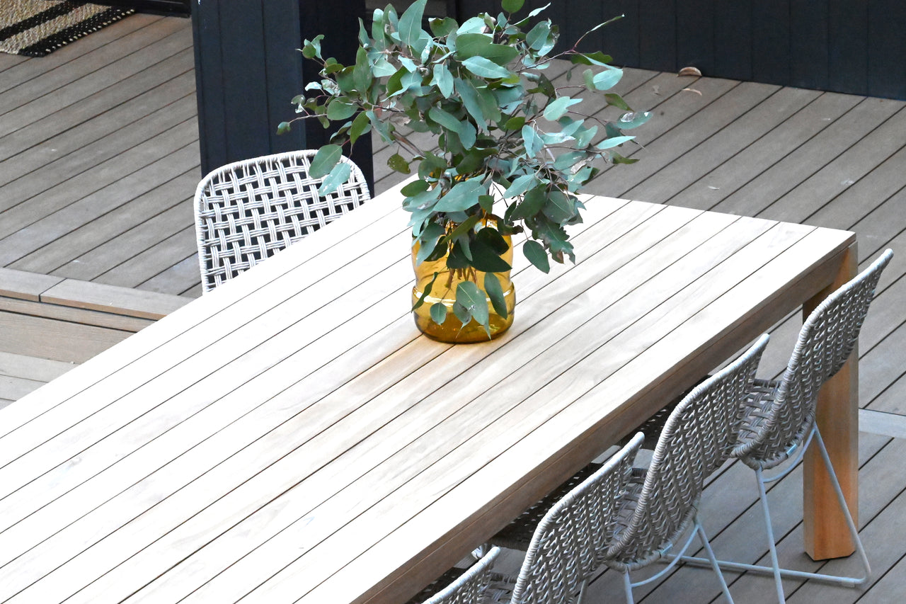 Wallum Teak Outdoor Table - Premium Dining