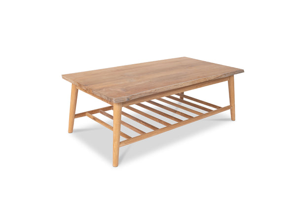 River teak coffee table