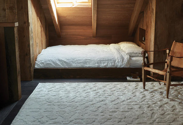Husky Ivory Wool Rug