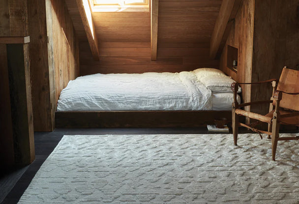 Husky Ivory Wool Rug