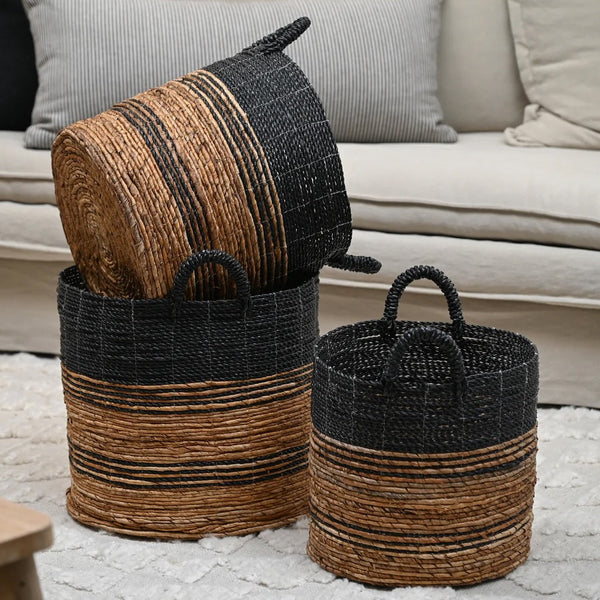 Natural Storage and Planter Baskets for Noosa Homes