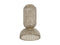 Decorative lamp with mesh design on a white background