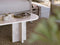 Arya Marble Coffee Table | Oval