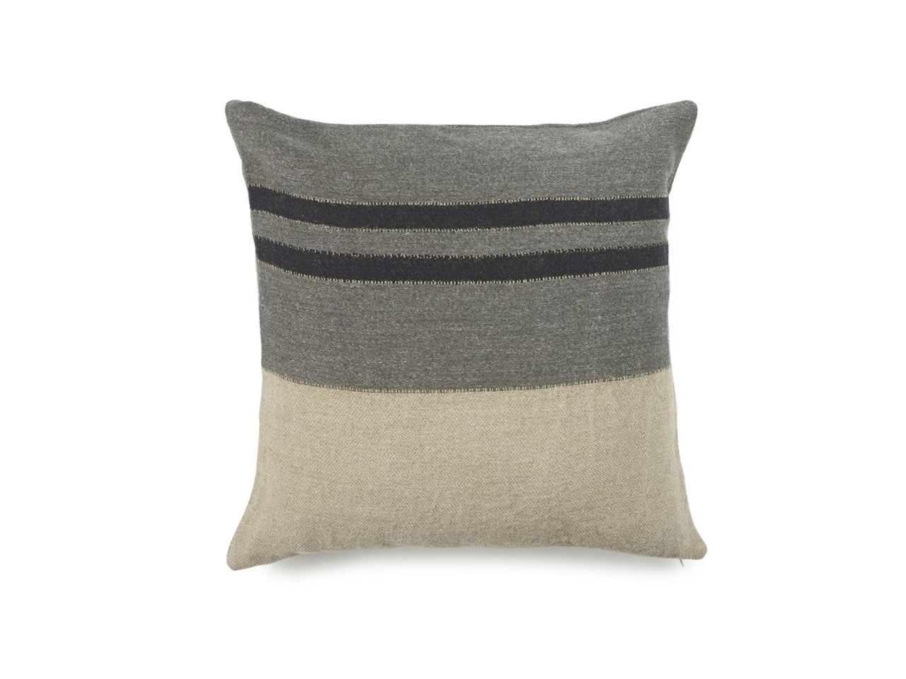 Black House Stripe Cushion Cover | 50x50 | Charcoal