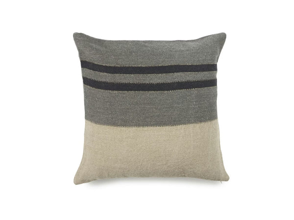 Black House Stripe Cushion Cover | 50x50 | Charcoal