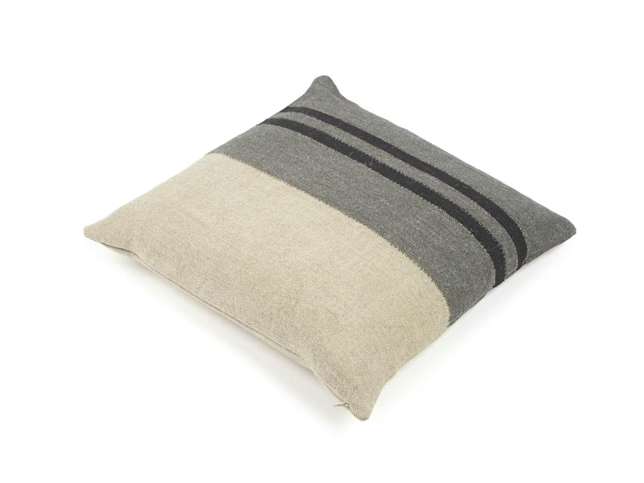 Black House Stripe Cushion Cover | 63x63 | Charcoal