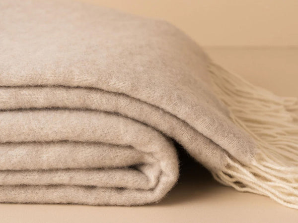 Cashmere Wool Throw | Clay