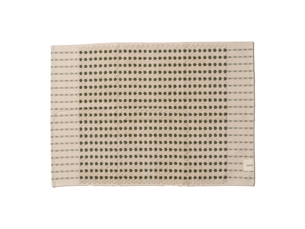 Chickpea Bath Sheet Collection | Stone/Olive | Bathmat (no tassel)