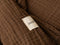 Enes Cotton Bed Cover | Chocolate