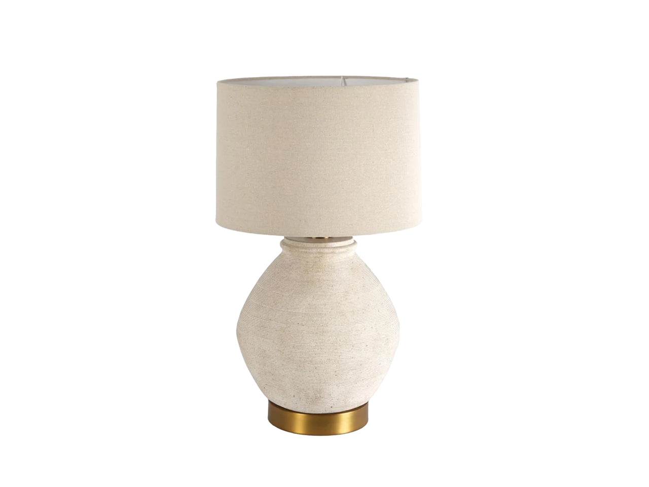 Forbes White Sandstone Table Lamp