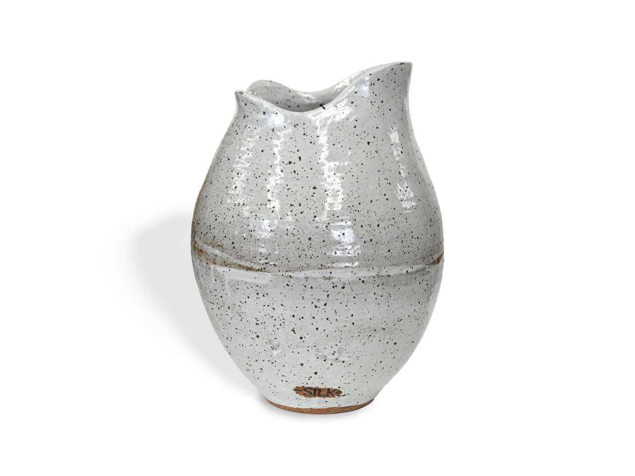 Mila Vase Large | White Sand