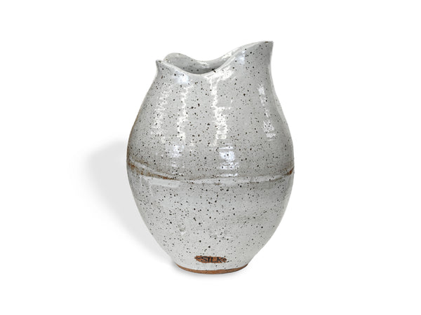 Mila Vase Large | White Sand