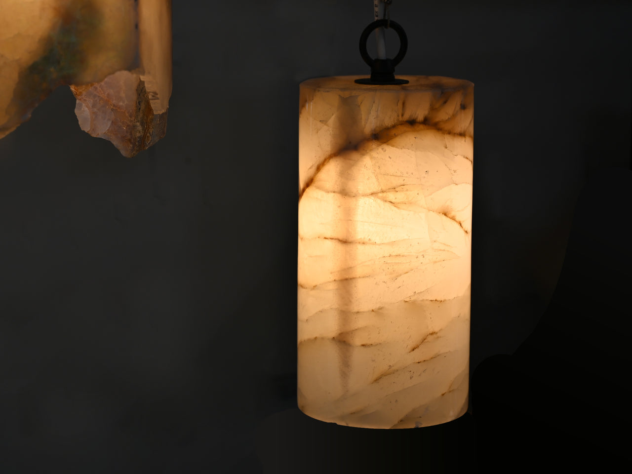 Onyx Pendant Lamp Cylinder