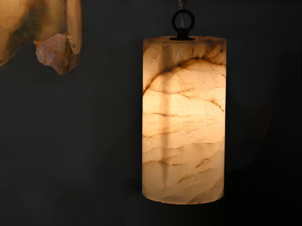Onyx Pendant Lamp Cylinder
