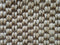 close up of woven sisal rug