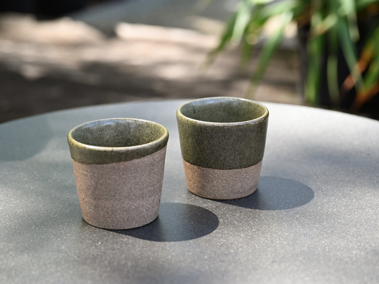 Silk Latte Cup Earth and Forest