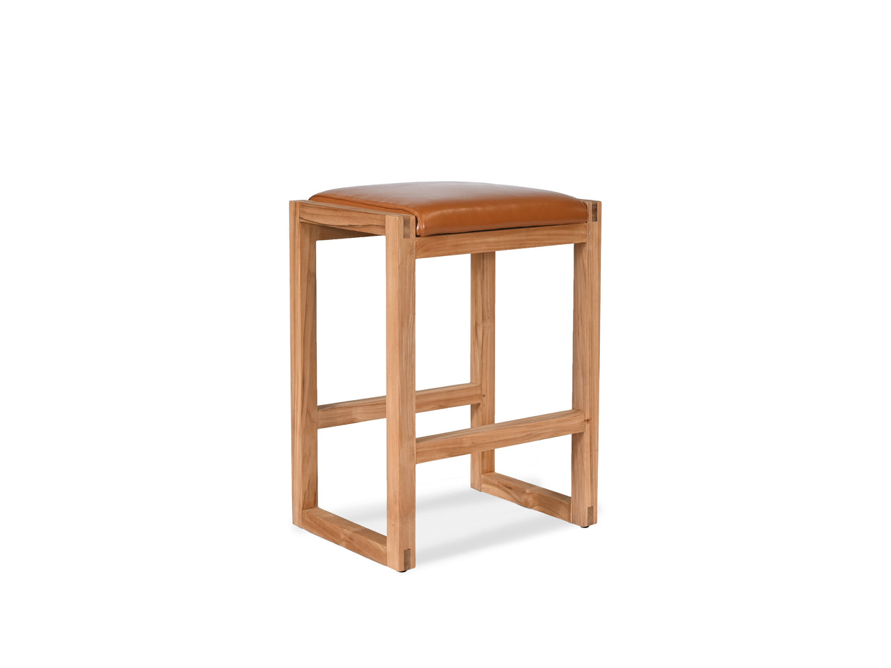 Tait Leather Barstool