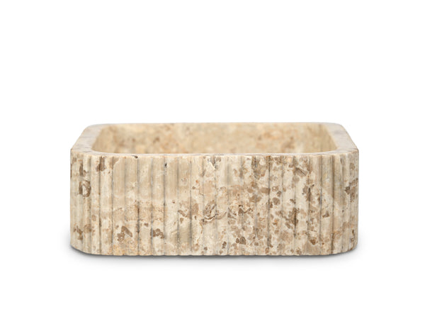 Fluted Marble Wash Basin