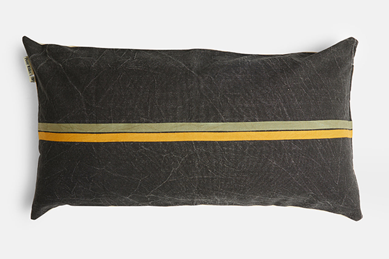 Wanderful Cushion | Licorice / Olive / Clay | 48*90