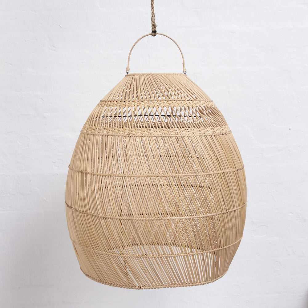 Daliah Rattan Slim Oversized Lightshade